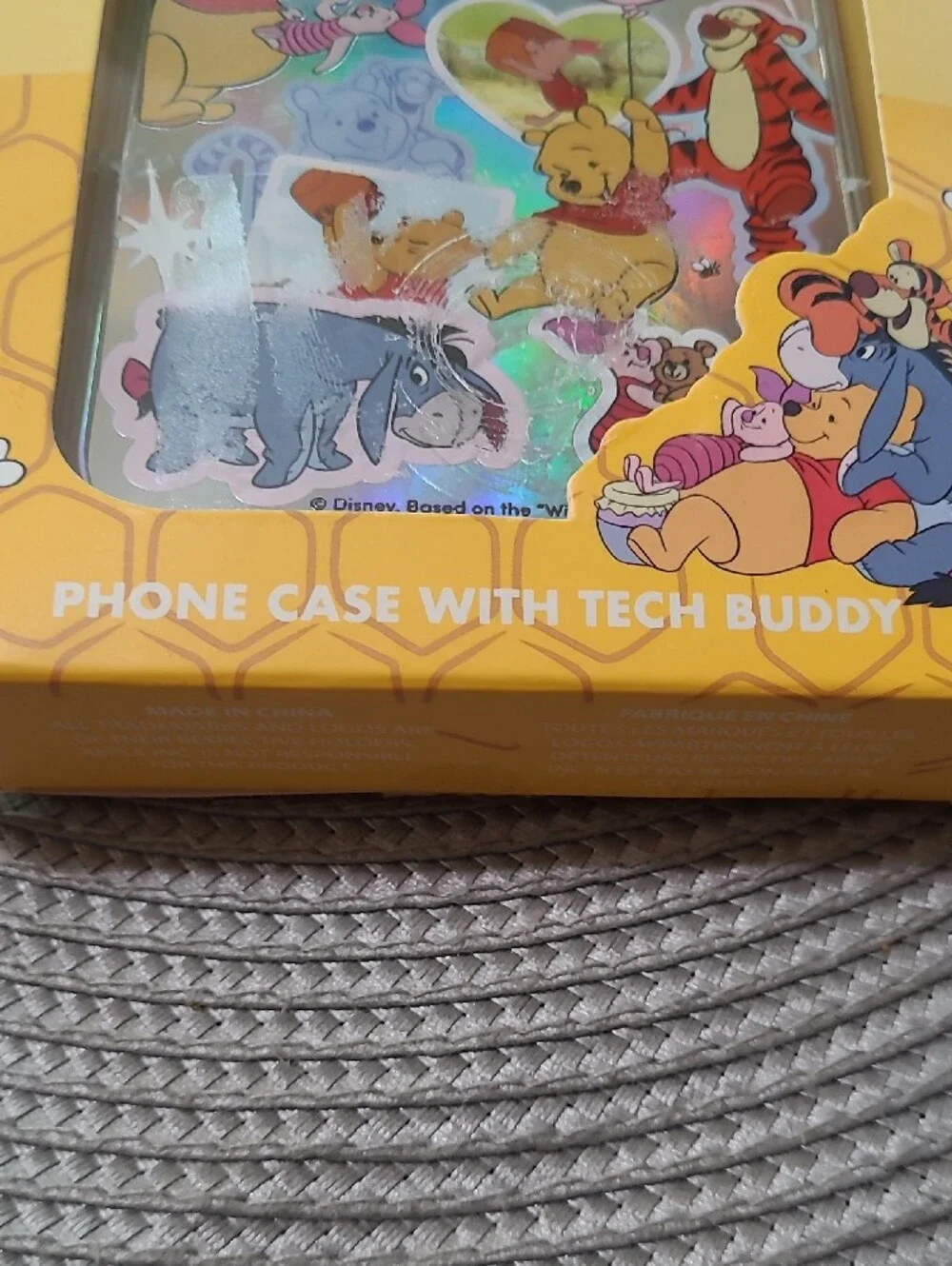 Disney Winnie the Pooh iPhone 15 Pro Max Phone Case in Yellow
